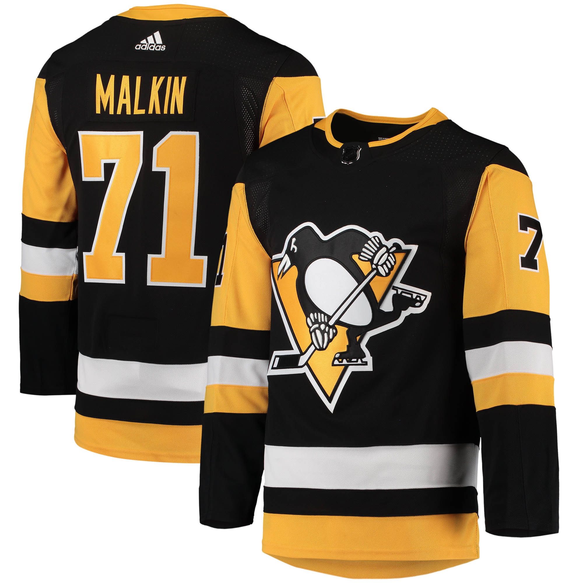 Evgeni Malkin Pittsburgh Penguins Home Primegreen Authentic Player Jersey – Black