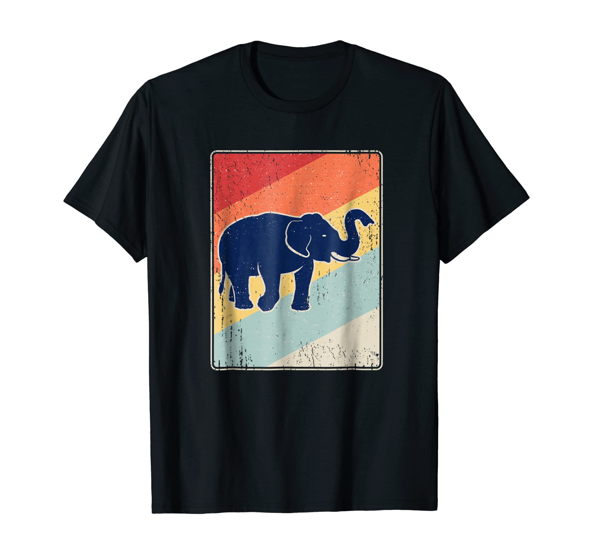 Retro Elephant Shirt – Vintage Elephant Distressed Gift