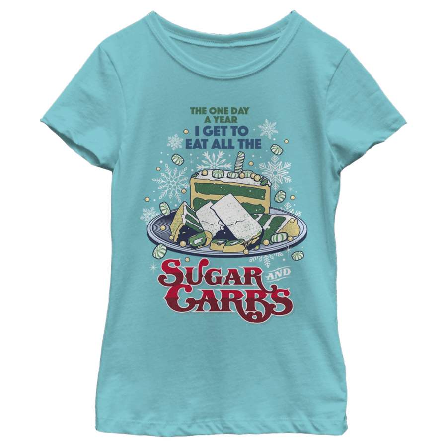 Christmas Chronicles 2 Girl’s Sugar and Carbs  T Shirt