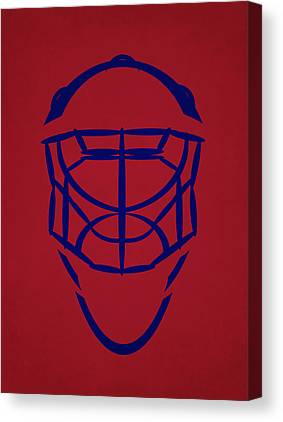 Montreal Canadiens Goalie Mask Joe Hamilton Canvas Print