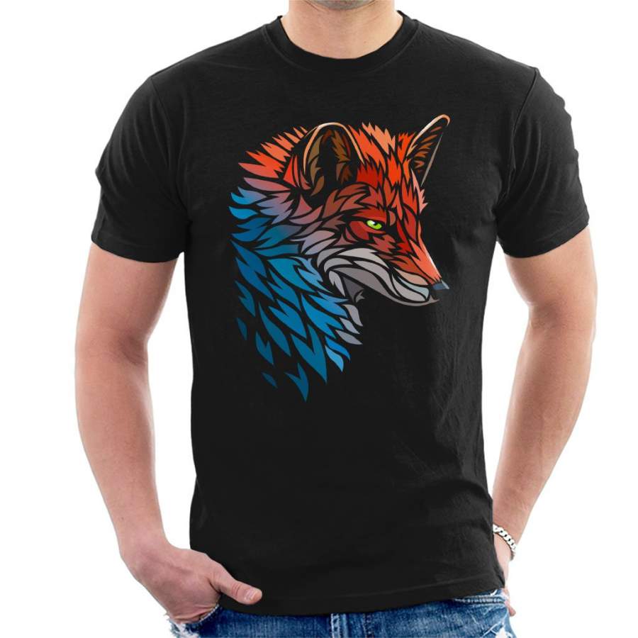 Tribal Fox Men’s T-Shirt