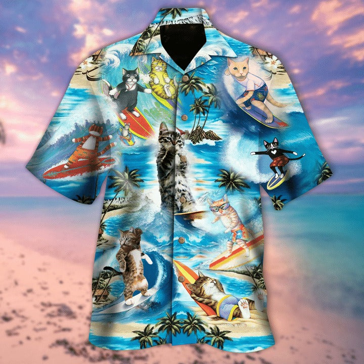 Surfing Like A Meow Hawaii Shirt Ha92948