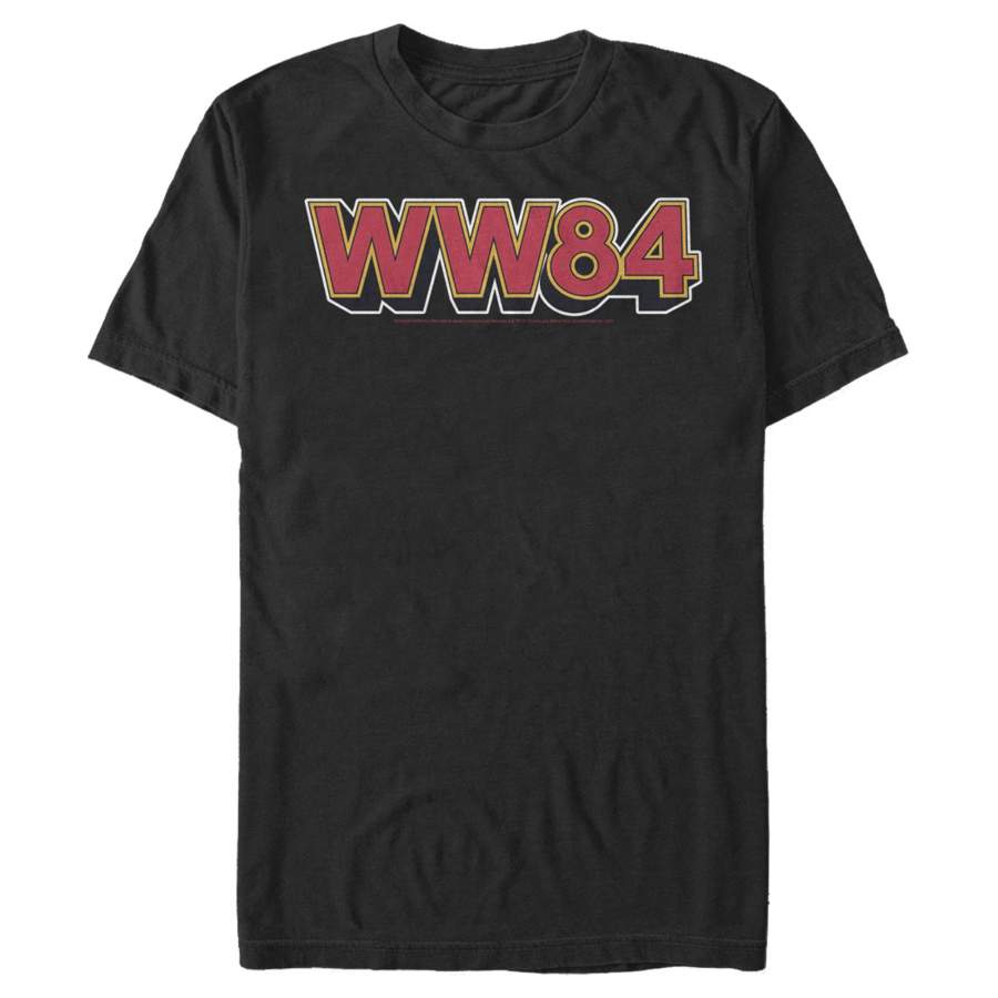 Wonder Woman 1984 Men’s WW84 Logo  T-Shirt