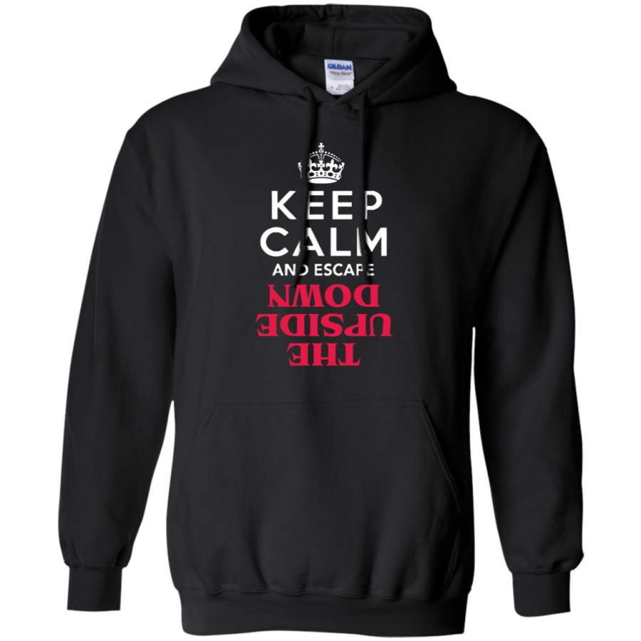 AGR Keep Calm And Escape The Upside Down Stephen King Hoodie