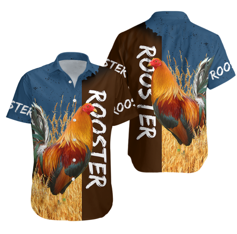 Rooster Hawaii Shirt For Men Women Adult Ha11026