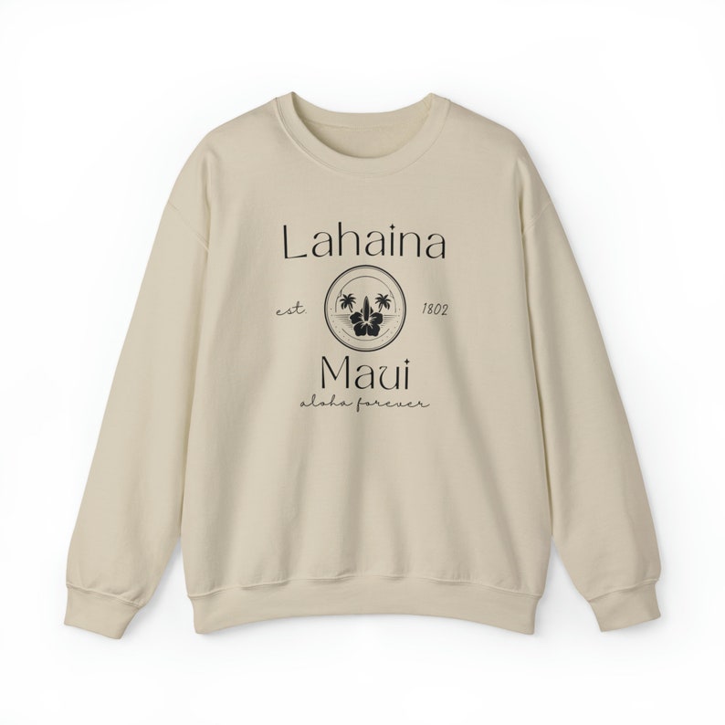 Lahaina Maui Hawaii Sweatshirt, Lahaina Memories, Lahaina Strong, Destination Shirt, City Shirt, Hawaii Souvenir, Maui Souvenir, Hawaii Tee Sws1732