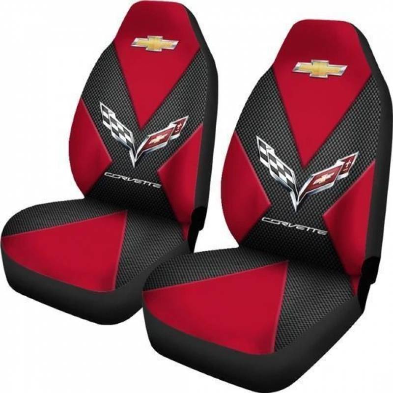 Chevrolet Corvette TDV Car Seat Cover (Set of 2) Ver 1