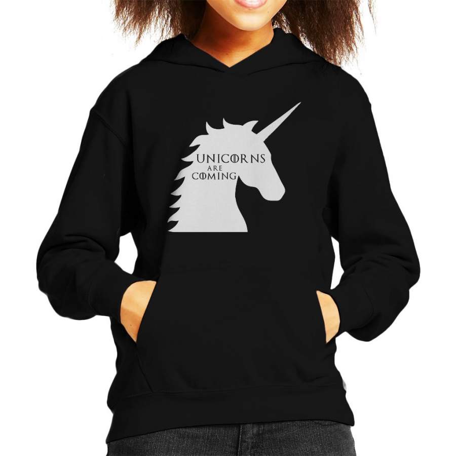 Unicorns Are Coming Game Of Thrones Mix Kid’s Hooded Sweatshirt