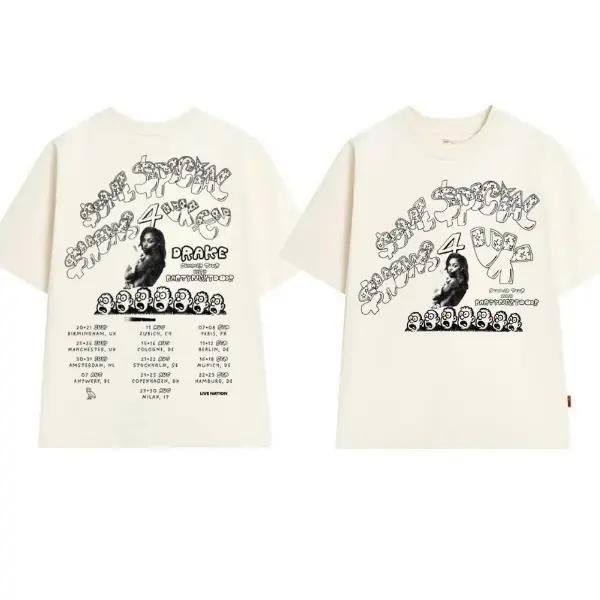 Drake Summer Tour 2025 T-Shirt PartyNextDoor Special Shows EU & UK, Retro 90s Singer Tee, Concert & Music Festival Shirt, Gift for Fans