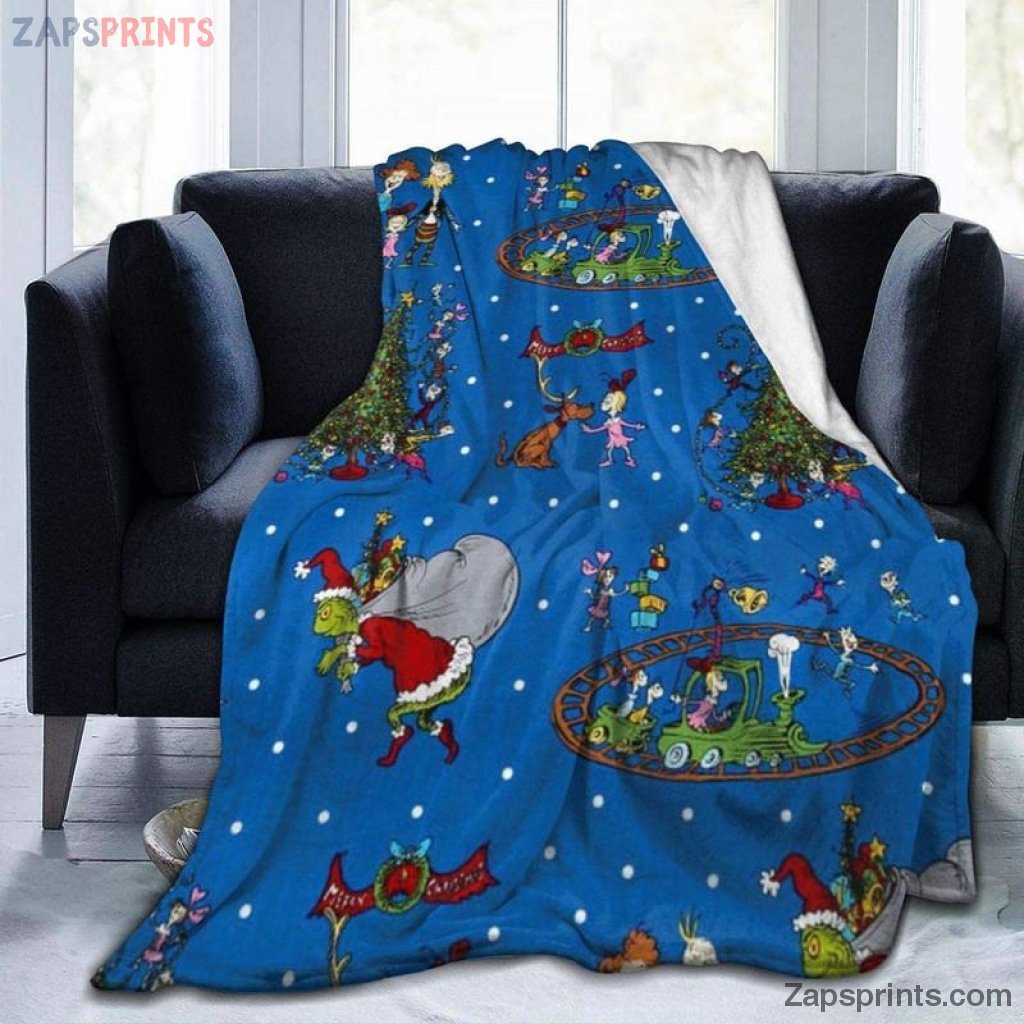 How The Grinch Stole Christmas V2 Blanket