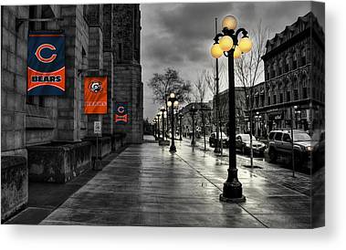 49 Chicago Bears Joe Hamilton Canvas Print