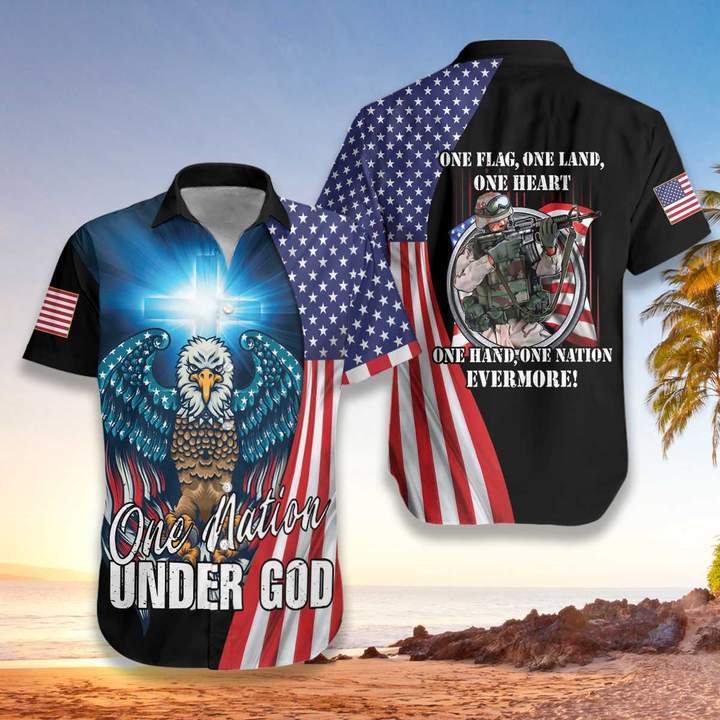 Eagle Veteran One Nation Evermore Hawaii Shirt For Men And Women Ha18487