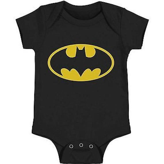 Batman Logo Kids Infant Childrens Romper Creeper Onesie Shirt