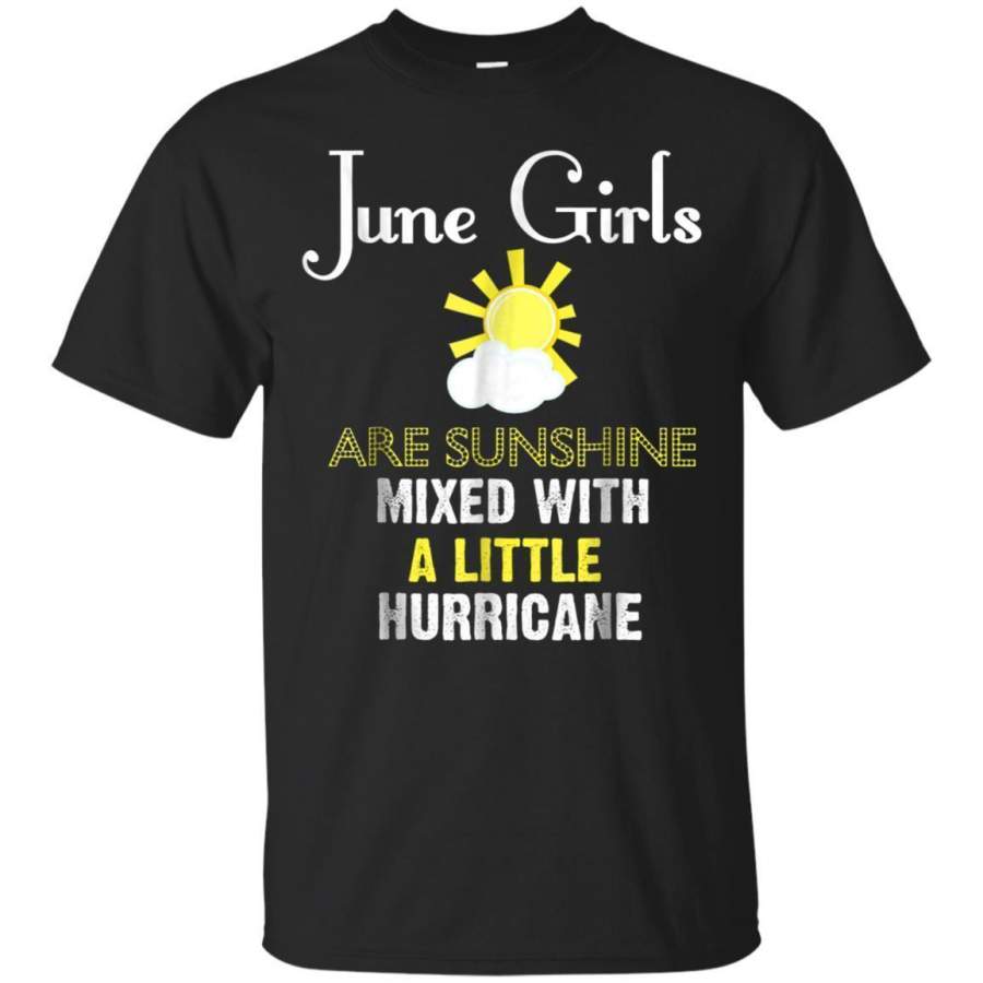 AGR Jun Girls Are Sunshine Mixed With Little Hurricane Tshirt Jaq T-shirt