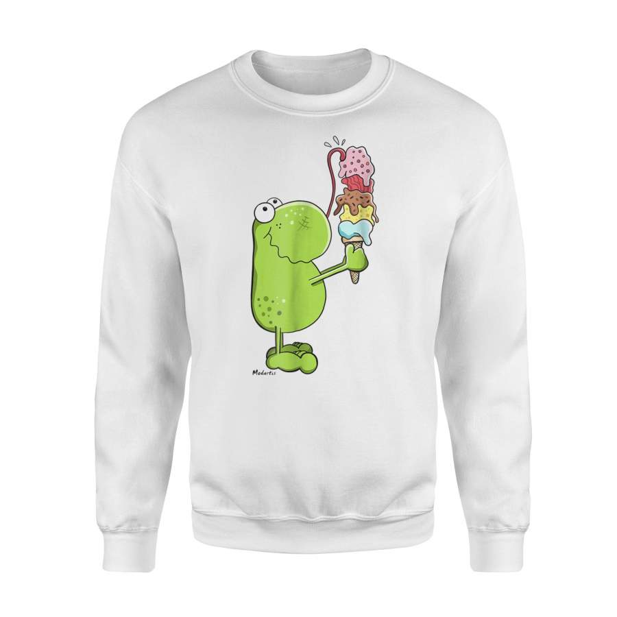 Cool Frog Ice Cream For Boys Girls Toddler Gift Sweatshirt