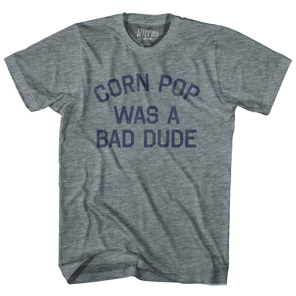 Corn Pop Was A Bad Dude Womens Tri-Blend Junior Cut T-Shirt