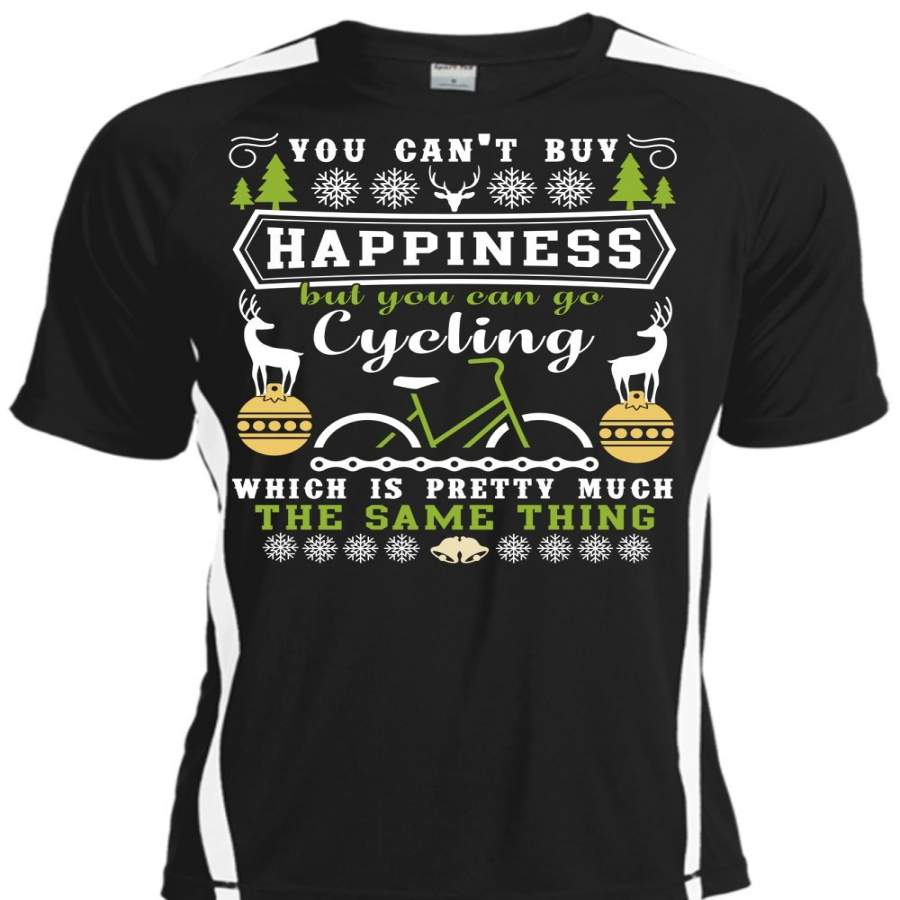 You Can’t Buy Happiness T Shirt, You Can Go Cycling T Shirt, Cool Shirt