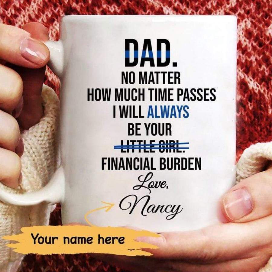 TBL – Daughter Financial Burden Personalized Mug