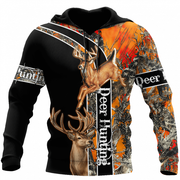 Deer Hunting Hoodie 3D All Over Printed Shirts For Men Lam