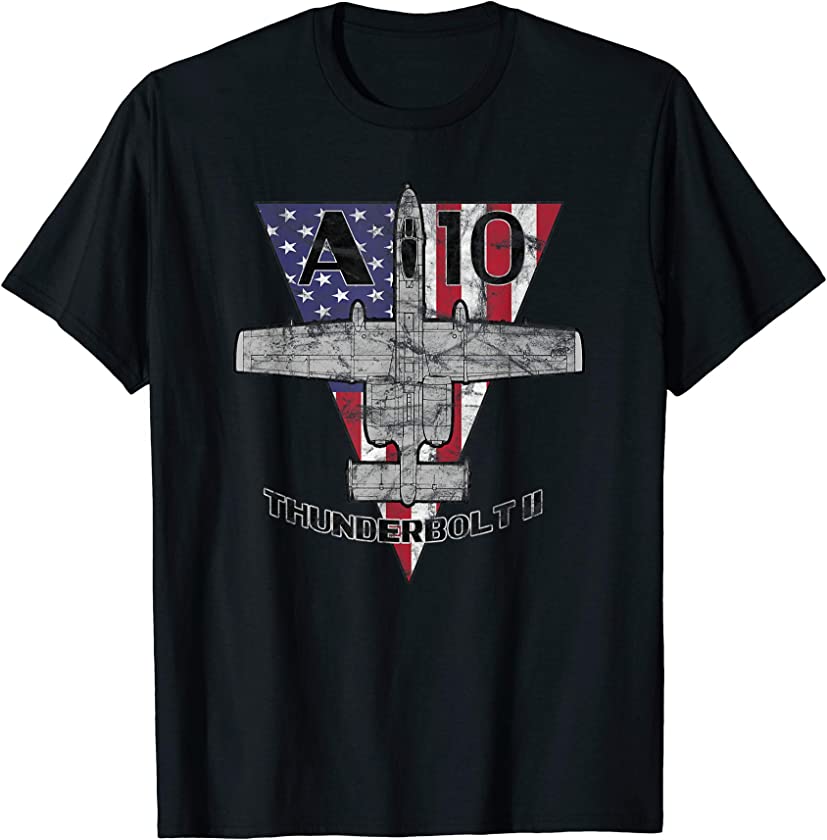 A-10 Thunderbolt II “Warthog” Patriotic Airplane Vintage T-Shirt