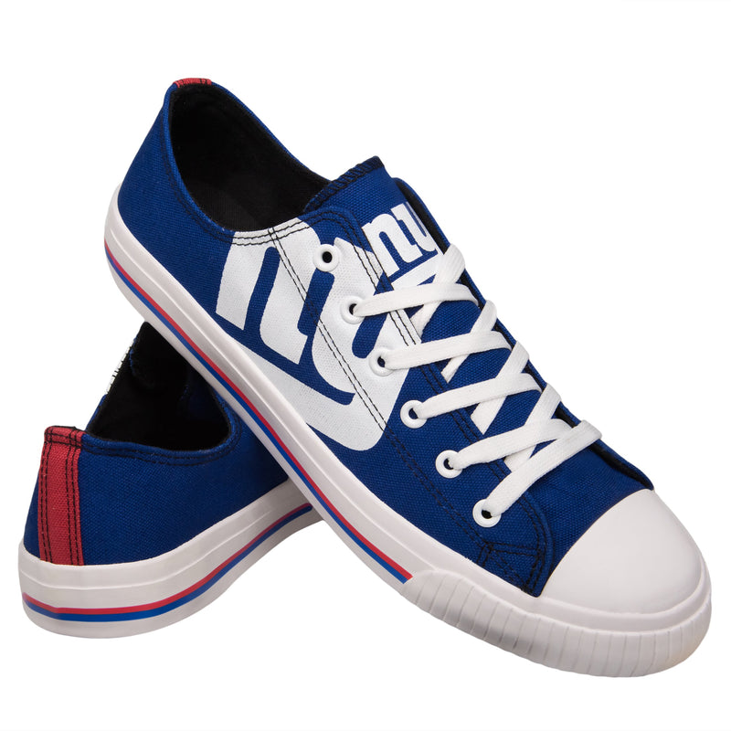 New York Giants NFL Mens Low Top Big Logo Canvas Shoes