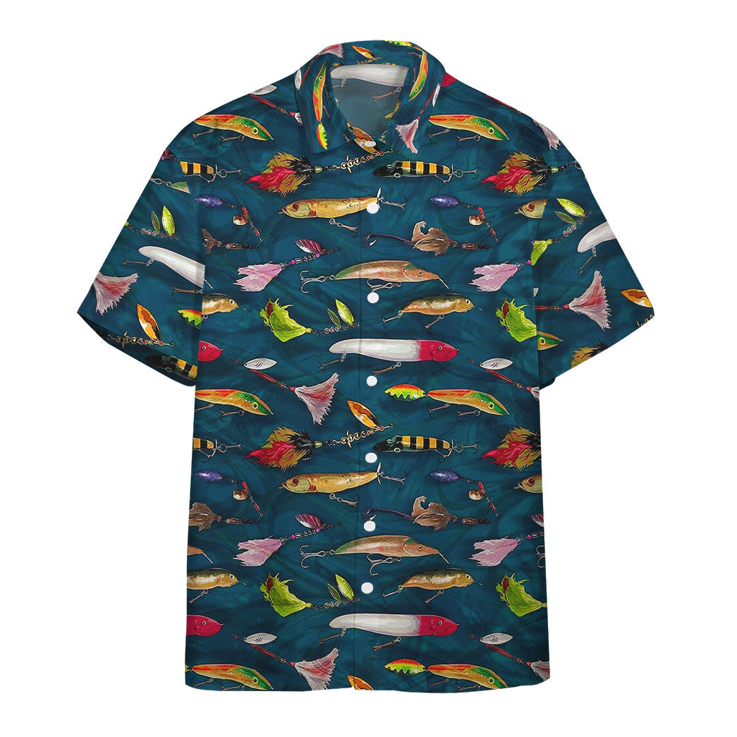 Gearhumans Fishing Lures Custom Hawaiian Shirt Ha69419