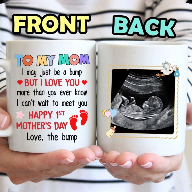 Personalized Ultrasound Mother’S Day Custom Coffee Mug Gifts For Mom To Be