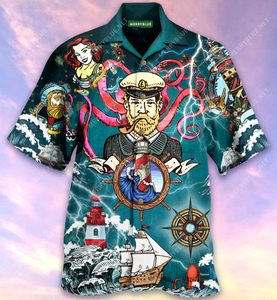 Be The Captain Of Your Own Ship Unisex Hawaiian Shirt