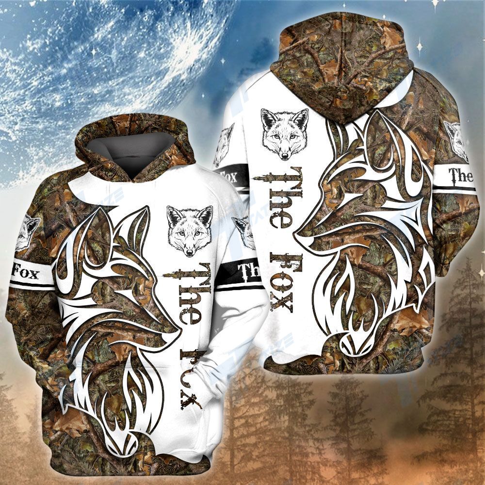 Wild animal face fox 3D ALL OVER PRINTED SHIRT, SWEATSHIRT, HOODIE, BOMBER JACKET SIZE S – 5XL