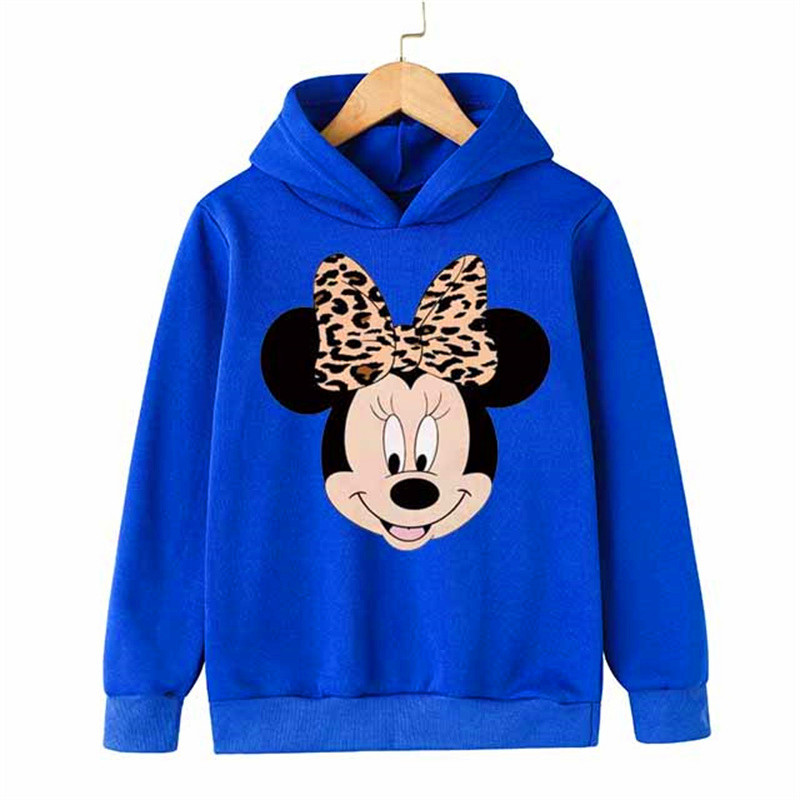 1-16 Years Old Kids Hoodie Minnie Mouse Children’s Clothes Autumn Girls Sweater Printed Mickey Girls Pullover Boys Hoodies alx