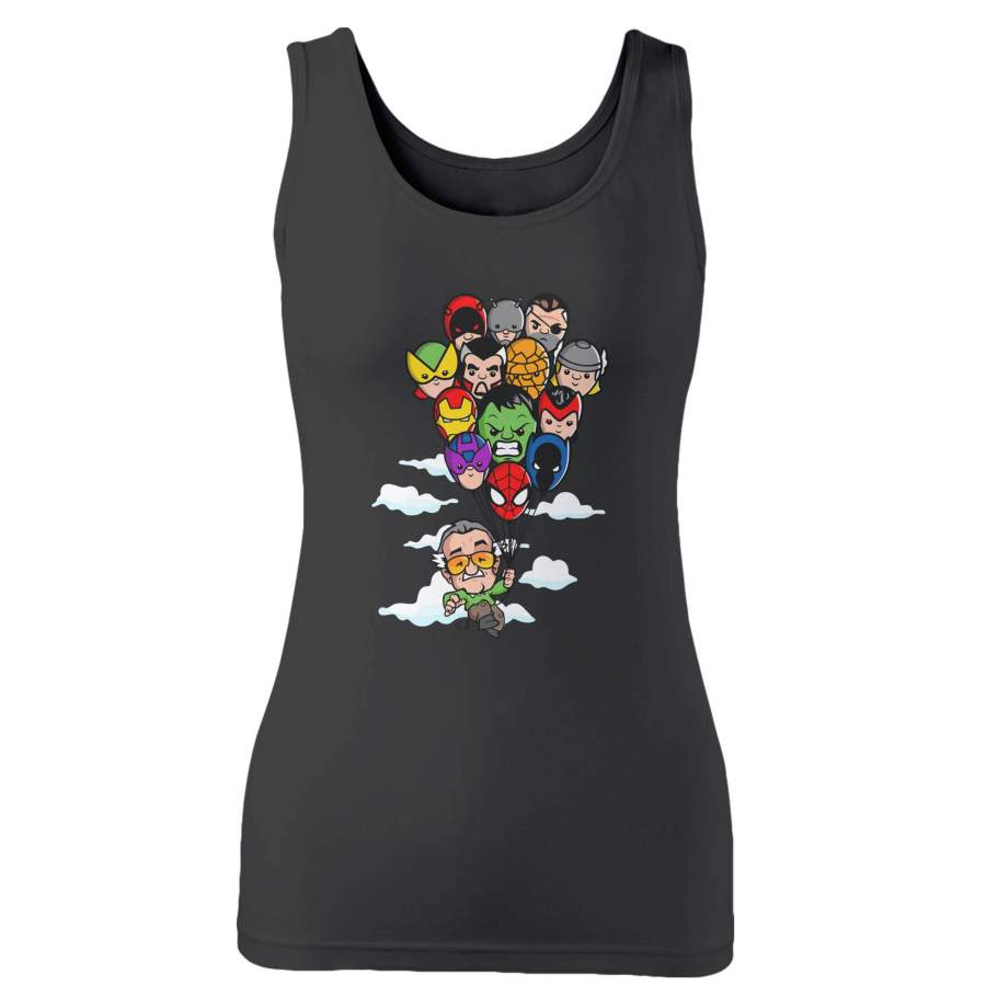 Balloon Stan Superhero Character Woman’s Tank Top