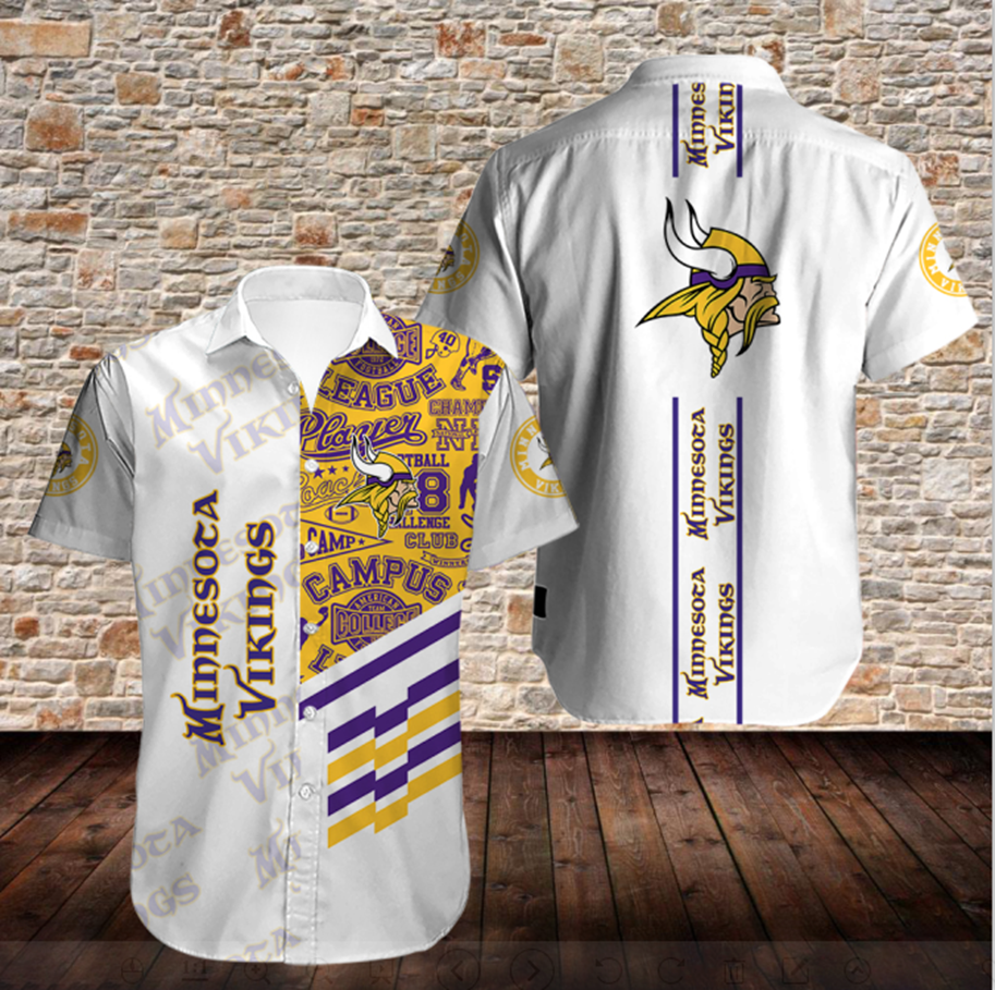 Men’S Minnesota Vikings Shirts Button Up