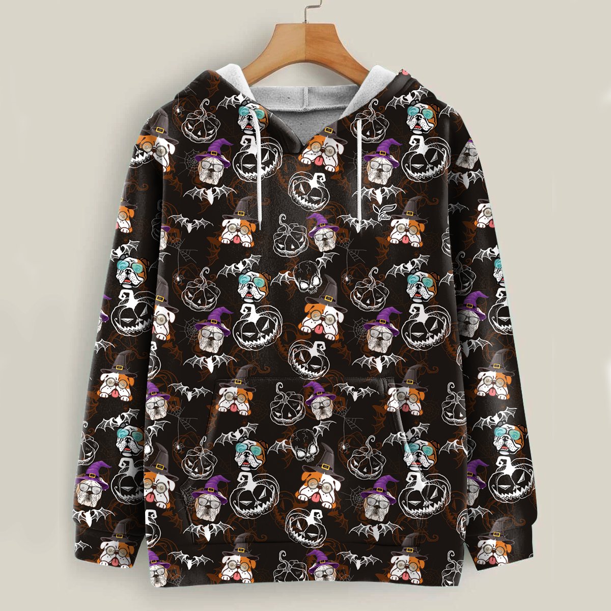 Absolutely Gourdgeous – Bulldog Halloween Hoodie