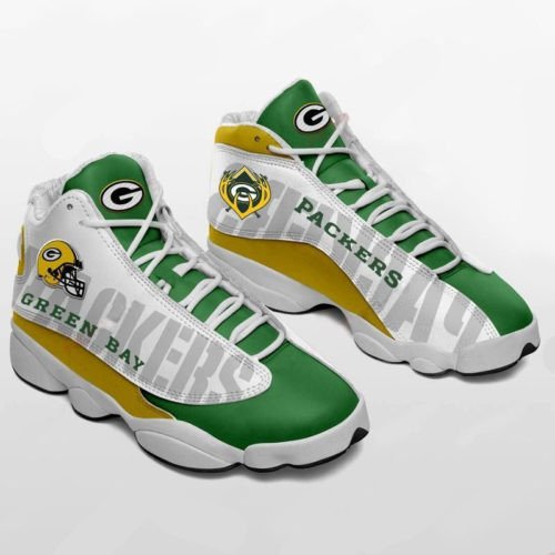 Green Bay Packers Football Team Jordan 13 Shoes – Jd 13 Sneaker