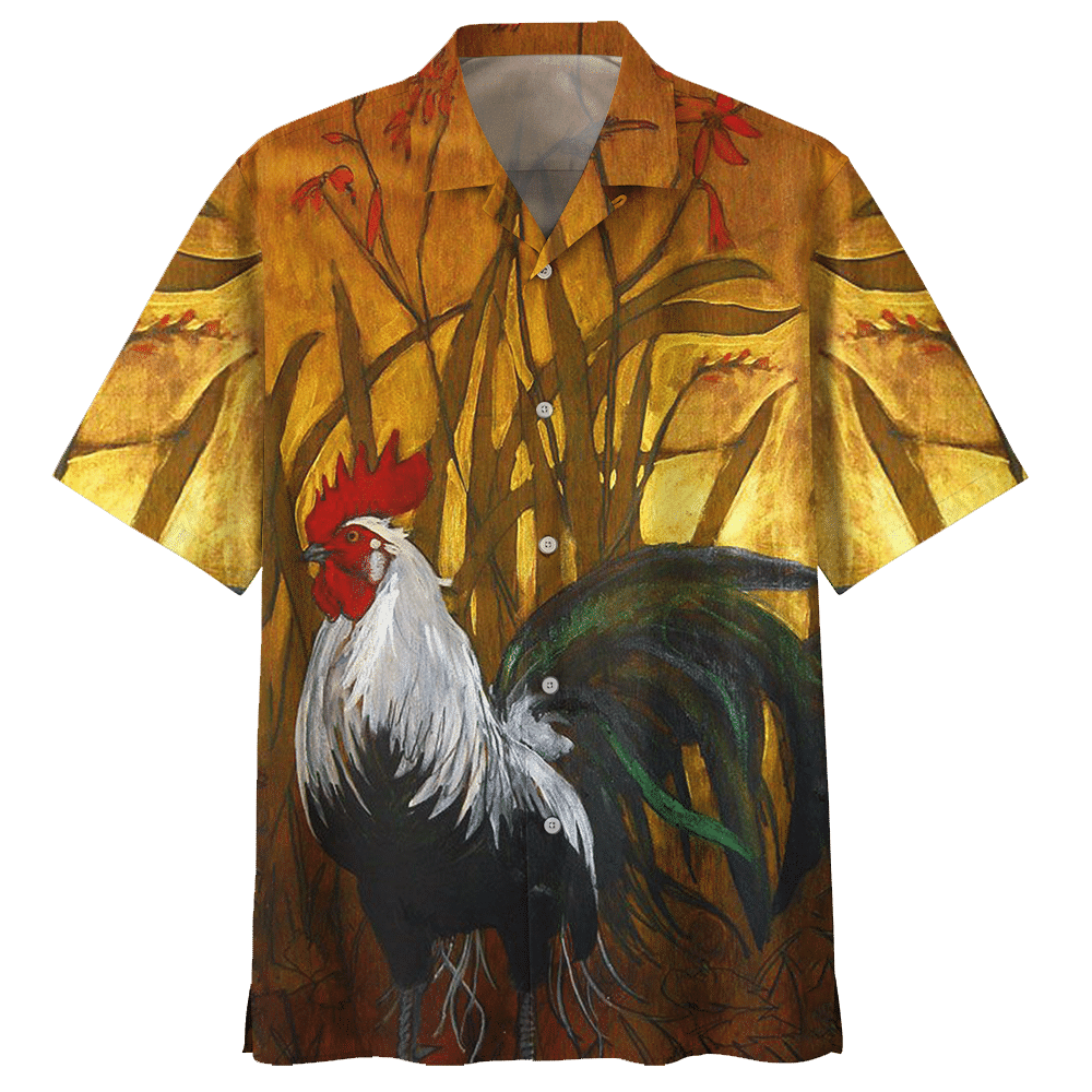 Chicken Yellow Nice Design Unisex Hawaii Shirt For Men And Women Ha17567