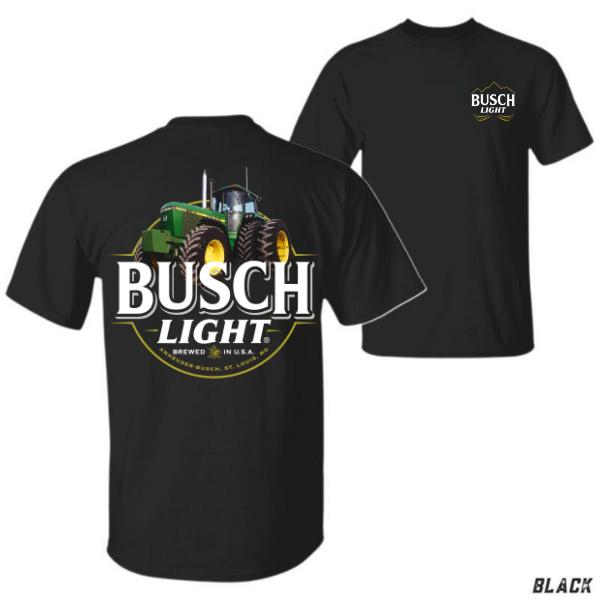 Busch Light Beer Tractor T-Shirt, Farmer Graphic Tee, Outdoorsman Beer Lover Shirt Fabric Top Womenswear, Men’s Graphic Tees, Tiktok Shop