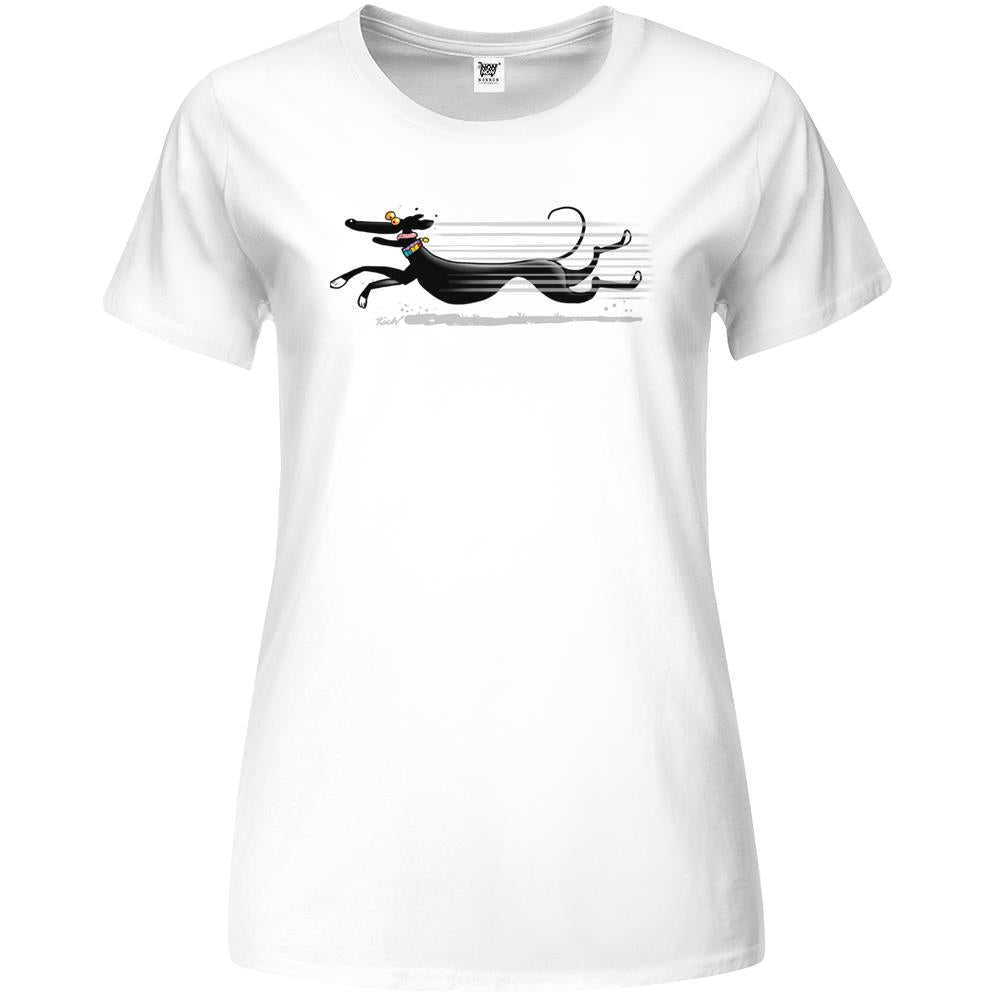 Greyhound Zoomie Premium Womens T Shirts