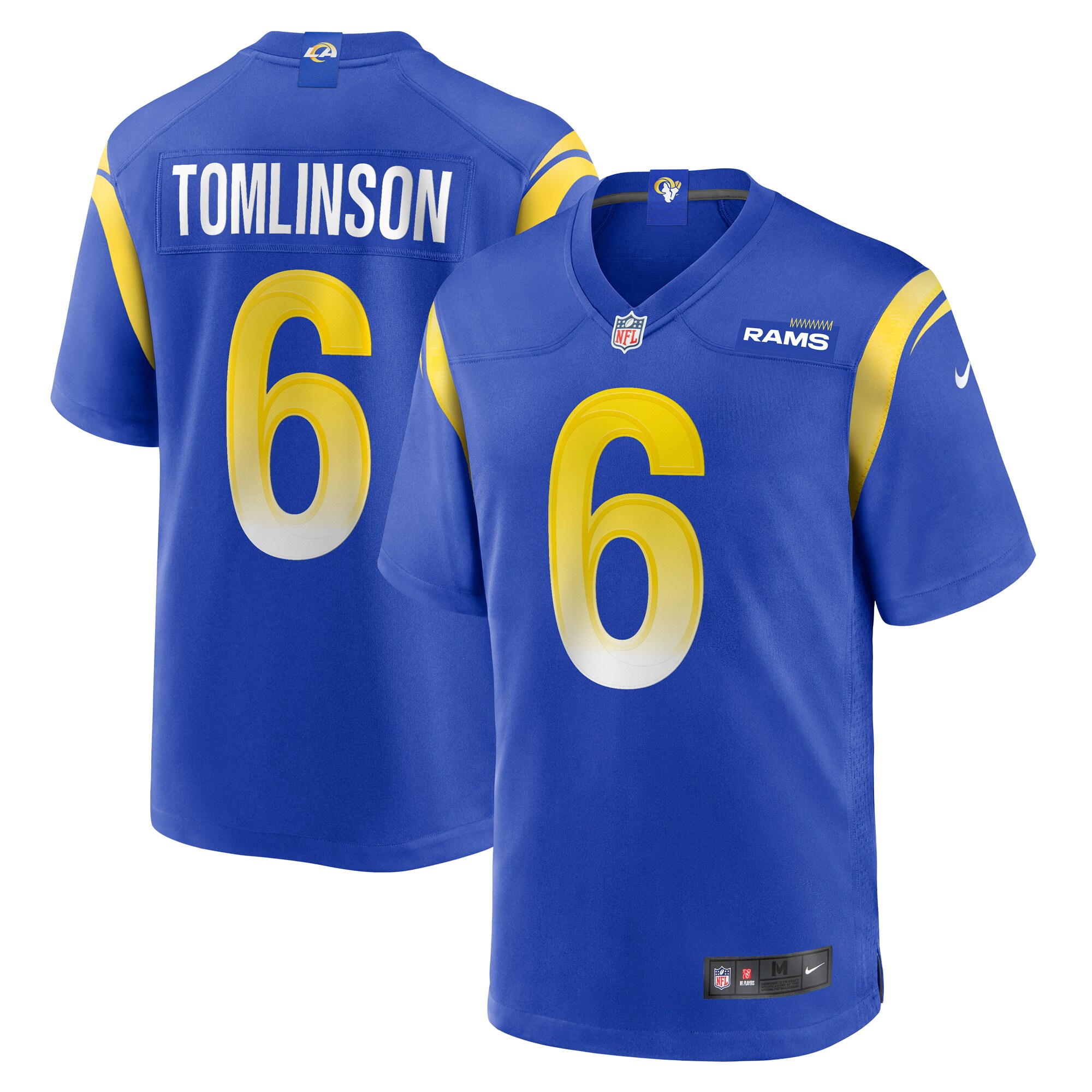 Tre'Vius Hodges-Tomlinson Los Angeles Rams Team Game Jersey – Royal