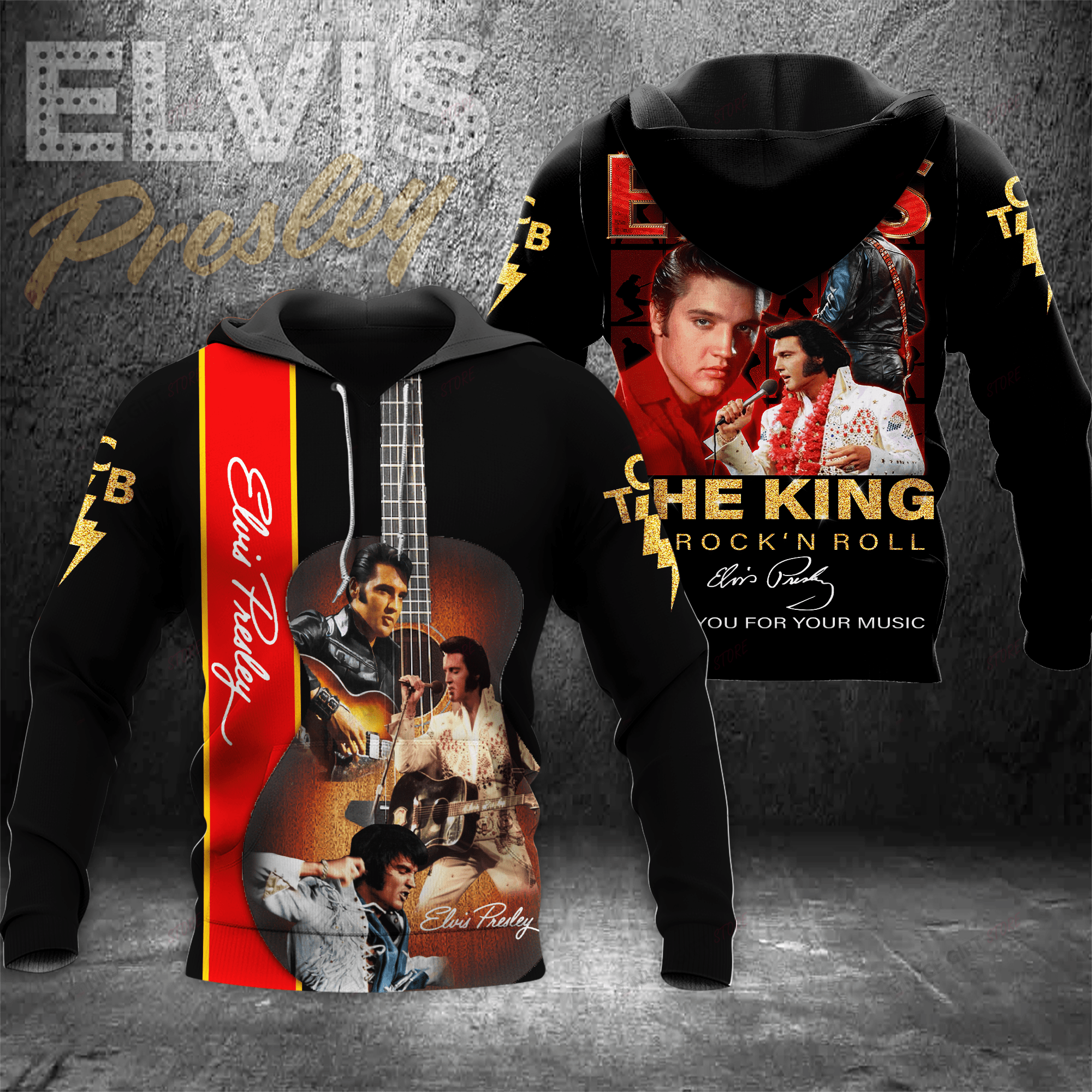 Elvis Presley Hoodie 3D 3Ho-S7B8