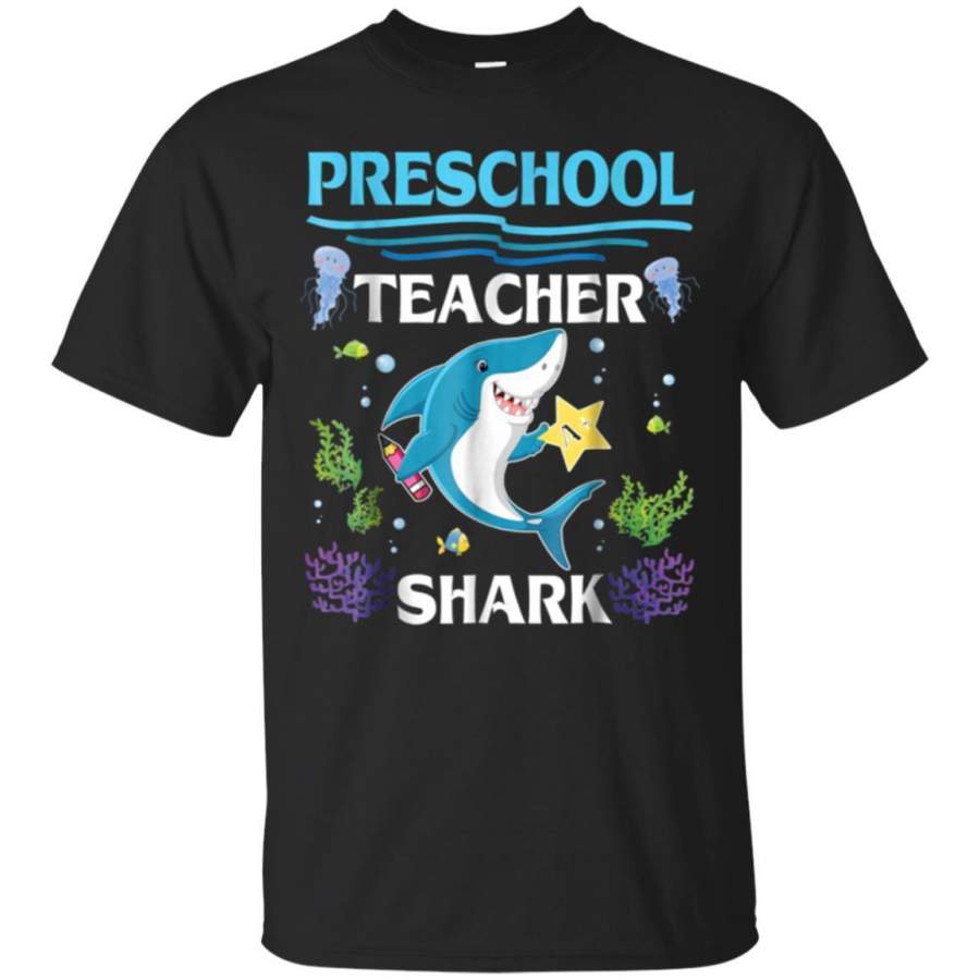 AGR Moss Shrimp Fish In The Sea Preschool Teacher Shark Tshirt Jaq T-shirt