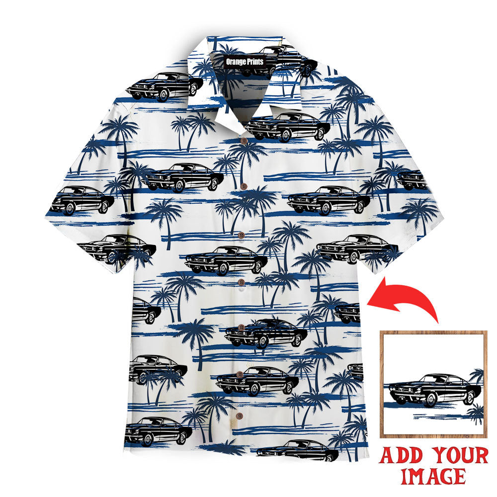 Your Photo Cars Retro Tropical Custom Hawaiian Shirt | For Men & Women | Hwp1236