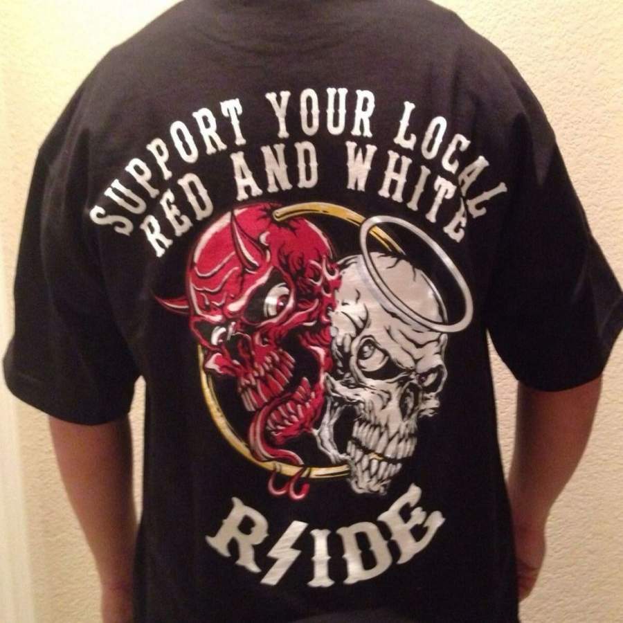 Hells Angels Rside HEAVEN N HELL support T-SHIRT NEW NEW NEW