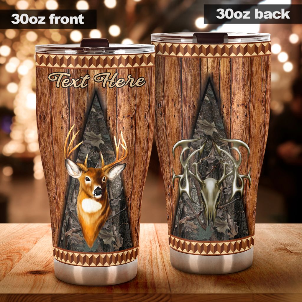 406THHHT-DEER HUNTING PERSONALIZED TUMBLER