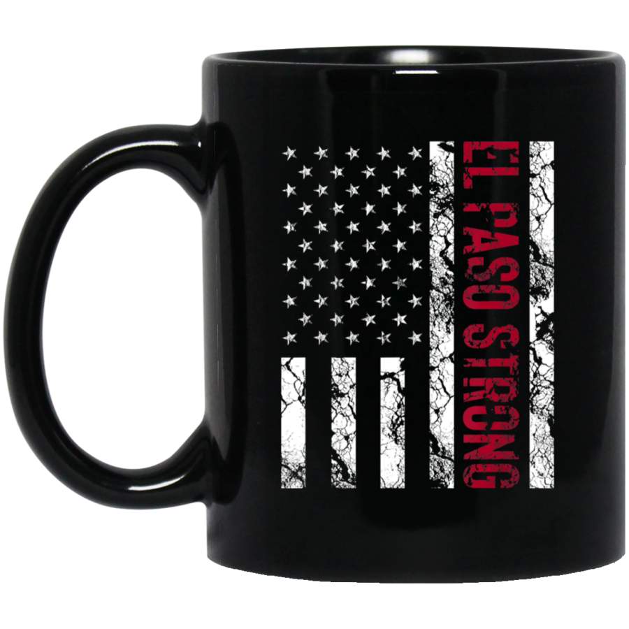 El Paso Strong Distressed Flag Vintage Coffee Mug