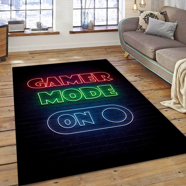 Gamer Mode Area Rug, Bedroom Rug – Home US Decor