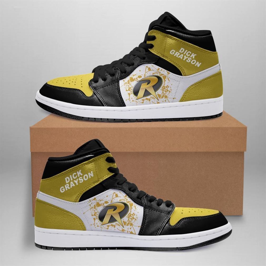 Dick Grayson Dc Comics Air Jordan Shoes Sport Sneakers