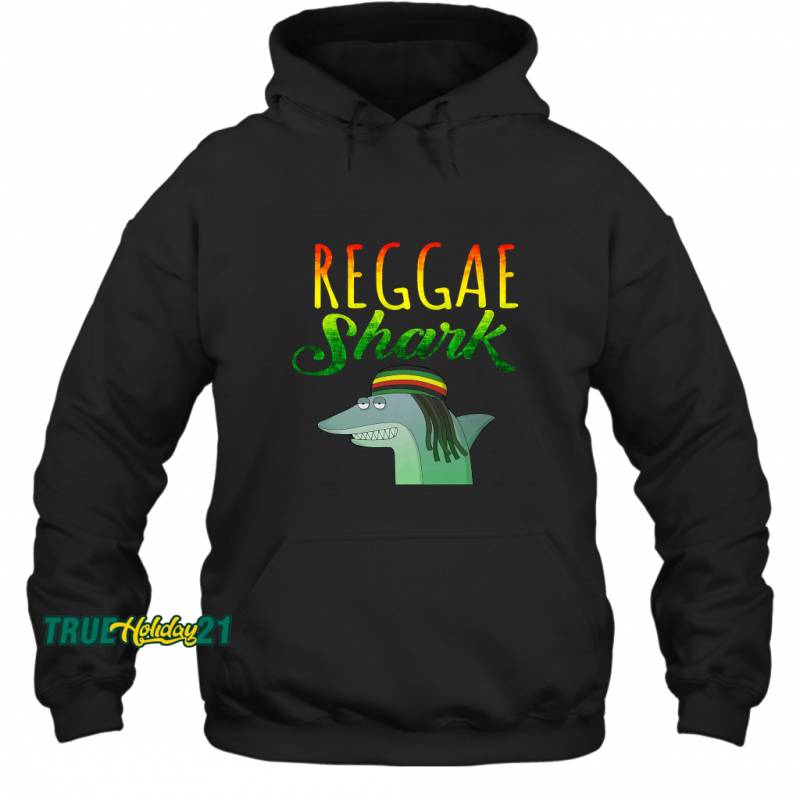 ’Reggae Shark’ Funny Ocean Animal Hoodie