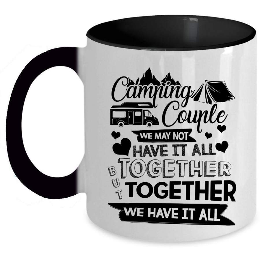 Cute Gift For Couple Coffee Mug, Camping Couple Accent Mug