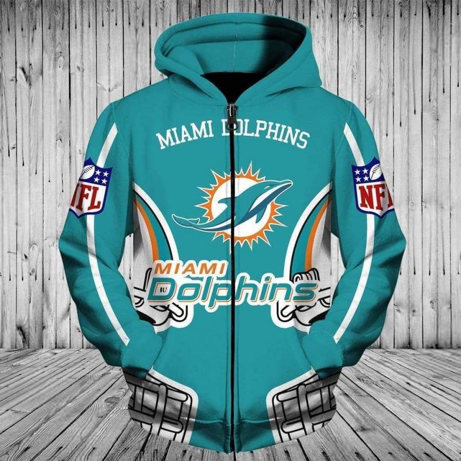 Dolphins Hoodie 3D Style151 All Over Printed