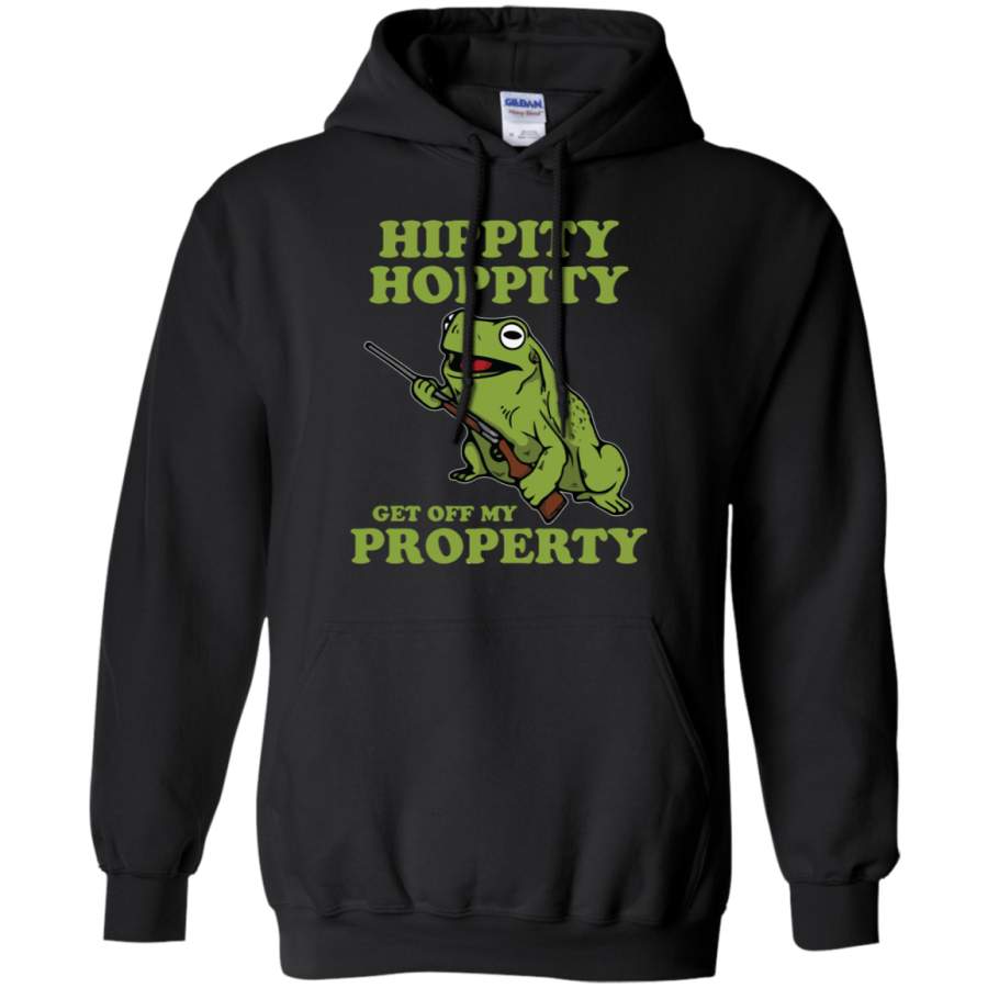 AGR Hippity Hoppity get off my property t shirt frog meme Hoodie